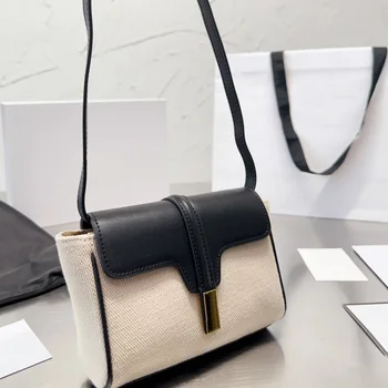 Тканая сумка-Мессенджер из натуральной кожи с откидной строчкой, Дизайнерская сумка через плечо с пряжкой, сумка небольшой емкости для женщин Bolsas Feminina