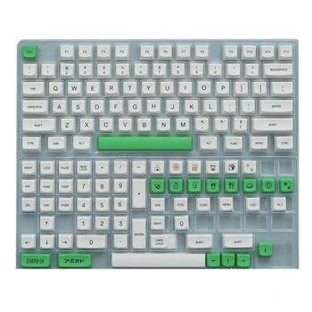 Q1JF 137 клавиш, колпачки для сублимации красителя PBT для механической игровой клавиатуры MX Switches