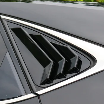 QHCP ABS Автомобильное Заднее Треугольное Украшение, Наклейка На Шторку Бокового Окна, Стиль Углеродного волокна, Подходит Для Lexus NX200 300 200T 300H 2015-2020