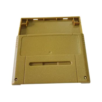 Картридж для игровых карт 10 шт. /версия EUR Сменная оболочка Пластиковый корпус Защитные чехлы для SNES SFC Golden shell