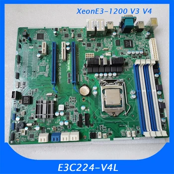Для Материнской платы сервера рабочей станции ASROCK 4 сетевых порта 1150 Pin Поддержка E3 E3-1200 V3 V4 E3C224-V4L Без процессора
