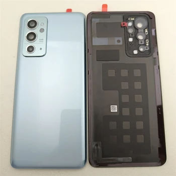 Для OnePlus 9RT 5G Стеклянная задняя крышка батарейного отсека Задняя дверная панель Корпус Чехол с логотипом Запасные Части
