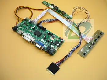 HDMI + DVI + VGA + АУДИО ЖК-плата контроллера комплект 10,1 дюймов IPS LCD B101XAN01.2 1366 *768 ЖК-плата контроллера DIY наборы