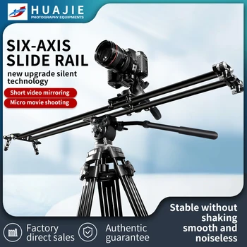 Слайдер для камеры Jianmei, 100-сантиметровый 6-Осевой Ручной Направляющий Слайдер для тележки камеры, Для DSLR-камеры, DV-Видеокамеры с нагрузкой до 10 кг
