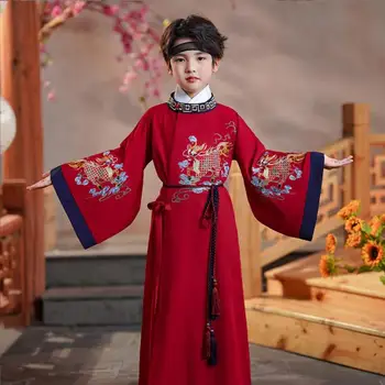 Детская Новогодняя одежда, Старинное студенческое платье Книжника, халат для фотосъемки, традиционный костюм, Китайская школьная одежда