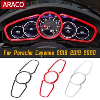 Для Porsche Cayenne 2018 2019 2020 Aksesori Mobil 9YA 3 Шт./Лот Penutup Dekorasi Dasbor Mobil Serat Карбон ABS