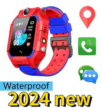 2023 Новые смарт-часы Детские GPS-вызов, сообщение, sim-карта, Водонепроницаемые Умные часы для детей, S0S, Фото, пульт дистанционного управления для IOS Android