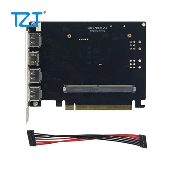 Плата адаптера TZT MXM к PCI для преобразования графического процессора ноутбука в ПК, совместимая с сериями 10/20/30 и видеокартами RTX, GTX, AMD