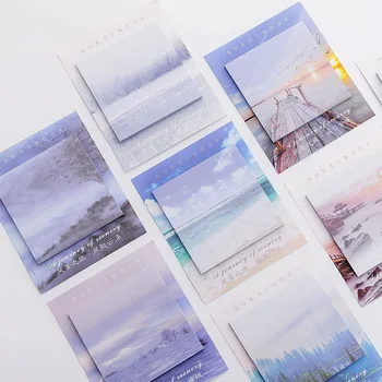 Блокноты для заметок Kawaii Sence, липкий блокнот, дневник, творческие заметки, японские канцелярские принадлежности, блокноты в стиле деко