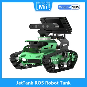 Робот-танк Hiwonder JetTank ROS на базе Jetson Nano с сенсорным экраном Lidar Depth Camera, поддержкой картографирования SLAM и навигации