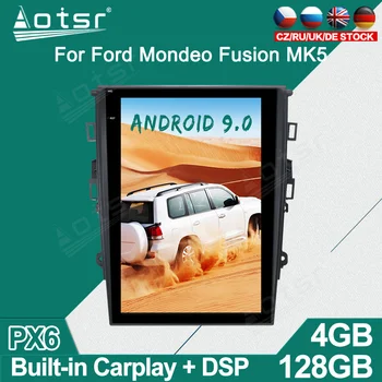 Для Ford Mondeo Fusion MK5 2013-17 Android Автомобильный Радиоплеер GPS Навигация Авто Стерео Мультимедиа Видео Головное Устройство carplay 4G SIM