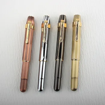 Роскошная латунная авторучка Kawaii Ink Pen EF/F/Nib Отличные деловые офисные школьные принадлежности Ручки