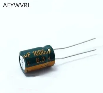 500ШТ 1000 мкФ 6,3 В алюминиевый электролитический конденсатор 6,3 В 1000 мкФ 8*12 мм