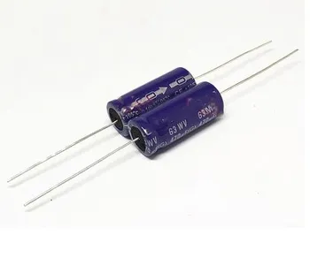 63v470uf Электролитический конденсатор осевой емкости 470 мкФ 63V 13x26 мм