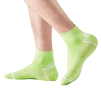 Спортивные носки для бега на лодыжках, спортивные носки с глубоким вырезом, Дышащие носки с подкладкой для мужчин И женщин, Баскетбольные носки для Бадминтона