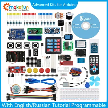 Emakefun Супер стартовый набор для Arduino UNO R3 с английским/русским руководством Diy Электронные наборы STEAM Обучающий программируемый