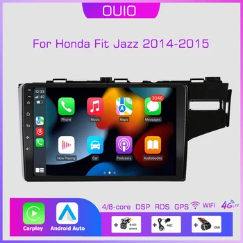 2din Android10 Автомобильный Радио Мультимедийный Плеер Carplay Авто GPS Навигация DSP BT RDS Для Honda Fit Jazz 2014 2015 2016 2017