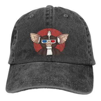 Однотонные папины шляпы 3D Женская шляпа с солнцезащитным козырьком Бейсбольные кепки Gremlins Thriller Movie Кепка с козырьком