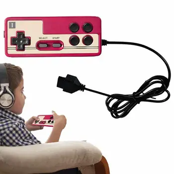 Аксессуары для контроллера и геймпада для портативных видеоигр D19 D99 D68 TV, 9-контактный красно-белый пульт, запчасти для ремонта, подарки для мальчиков