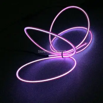 3,2 мм 1 метр EL wire rope кабель Высокого качества Светящегося фиолетового Цвета светодиодные фонари не включают EL Driver