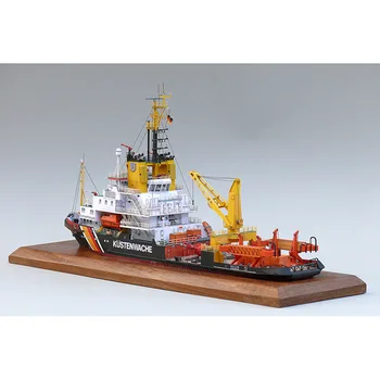 Набор моделей бумажных кораблей 1: 250, Немецкая береговая охрана, корабль для мониторинга загрязнения, чтобы построить для взрослых, сделай сам, коллекция военного хобби