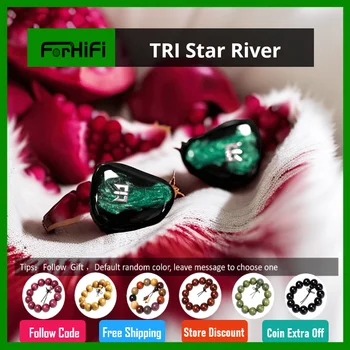 TRI Star River 2DD Внутриканальный Монитор 2Pin Проводные Наушники 4 Переключаемых режима Настройки Hi-Fi Наушники-Вкладыши Музыкальная DJ Гарнитура