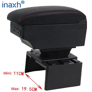 Универсальный автомобильный подлокотник центральная универсальная модель коробка для подлокотников автомобильные аксессуары коробка для хранения модификация Дооснащение деталей с USB LED