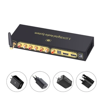 Поддержка HD820 5.1 CH-DTSHD AC3-HDMI-совместимый (ARC-) Оптический кабель