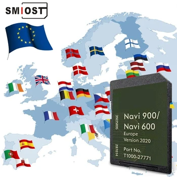 16 ГБ Оперативной памяти SMIOST SD Карты Бесплатная Доставка Vauxhall 600 900 GPS SD Карта Навигационная Карта 2020-2022 Для Opel Navi