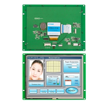 8-дюймовый умный последовательный ЖК-монитор с платой контроллера + Программное обеспечение + Сенсорный экран для промышленности