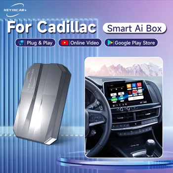 2023 HEYINCAR Smart AI Box Android Автоматический Беспроводной CarPlay Для Cadillac CT4 CT5 CT6 XT4 XT5 XT6 Netflix Iptv YouTube Car Play
