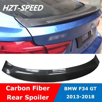 Big P Type из настоящего углеродного волокна FRP Задний багажник Крыло Хвост Задний спойлер для BMW 3 серии F34 GT Автомобильный стайлинг 2013-2020