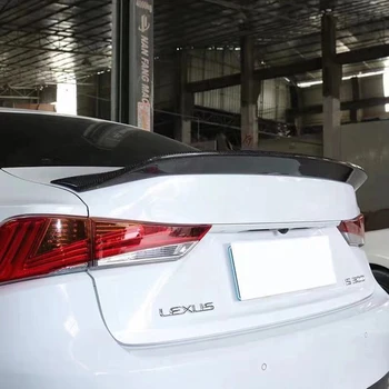 Для Lexus серии IS Аксессуары для спойлера из настоящего углеродного волокна, багажник автомобиля, задняя губа, хвостовое крыло, обвес 2012-2018 Год