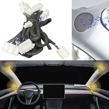 Автомобильный кабель динамика для Tesla Model 3/Y, провод для активации звука, жгут проводов для обновления 8-14 линий, автоаксессуары