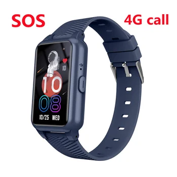 SOS Смарт-часы для пожилых Людей, 4g Детский GPS-позиционный телефон, Спортивный браслет-Шагомер Для взрослых, Пульсометр, мониторинг артериального давления S10