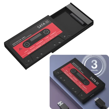 Жесткий диск SATA-USB 3.0 Корпус жесткого диска Корпус жесткого диска 6 Гбит/с 6 ТБ Внешний жесткий диск Внешний мобильный адаптер для жесткого диска Корпус Мобильной коробки