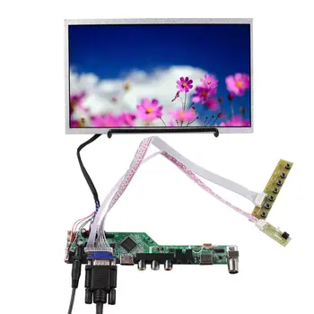 HDM I VGA AV USB Плата ЖК-контроллера с 10,1-дюймовым ЖК-экраном 1366x768