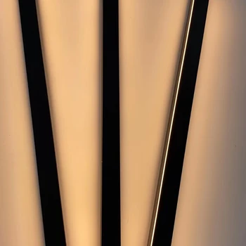 Минималистичный полосатый настенный светильник Решетка для гостиной Простая Современная Спальня Прикроватные настенные светильники Гостиничный Проход Креативная светодиодная лампа для декора стен