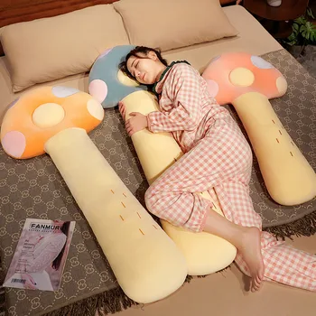 100/130 см гигантский гриб долго обниматься подушка плюшевые растения игрушки подушки мягкие диван пол домашний декор дети девушки день рождения 