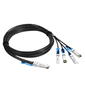 100G QSFP28 - 4x25G SFP28, медный кабель Twinax с прямым подключением длиной 1 м