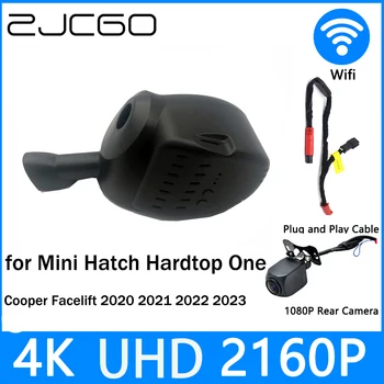 ZJCGO Dash Cam 4K UHD 2160P Автомобильный Видеомагнитофон DVR Ночного Видения для Мини-Хэтча с Хардтопом One Cooper Facelift 2020 2021 2022 2023