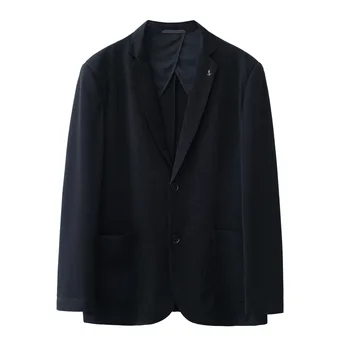 5572-2023 Осенне-зимний новый продукт, мужской костюм, деловой, повседневный, простой, в сетку, западный пиджак, мужское верхнее пальто