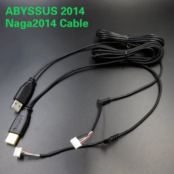 USB Кабель для мыши Линия Нейлоновый Плетеный Провод для Razer Abyssus 2014 Naga 2014 Imperator Мышь Сменный Кабель Бесплатные Коньки Для Мыши