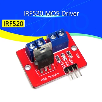 IRF520 0-24 В приводной модуль MOS ламповый полевой транзисторный приводной модуль для Arduino MCU ARM