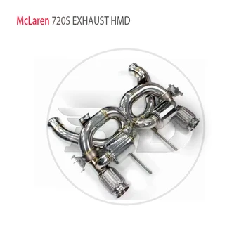 Производительность выхлопной системы HMD из нержавеющей стали Catback для McLaren 720S Coupe Spider 4,0T Клапанный глушитель