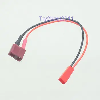 Разъем D T-образный к разъему JST 2P 100 мм 20AWG провод для преобразования RC-аккумулятора в кабель