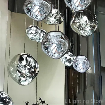 Современные светодиодные подвесные светильники из лавы в Скандинавском стиле для гостиной, спальни, кухни, домашнего декора, внутреннего освещения, подвесных светильников для бара на чердаке
