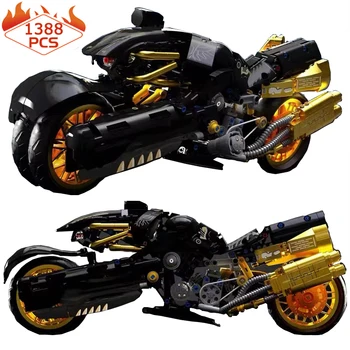 Техническая модель мотоцикла Final Fantasy, строительные блоки, Высокотехнологичный городской скоростной автомобиль, Кирпичный мотоцикл, игрушки для детей