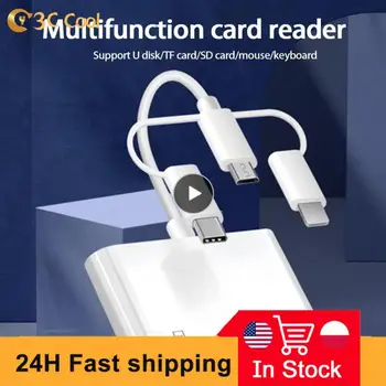 Мини-Адаптер Secure Digital Reader Writer Многофункциональный Кард-ридер Для Клавиатуры, Мыши, USB-диска, Кабеля для передачи данных, Адаптера Type-c Для ноутбука