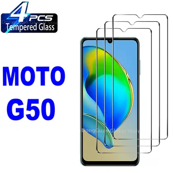 2/4 шт. Закаленное стекло для Motorola Moto G50 Защитная стеклянная пленка